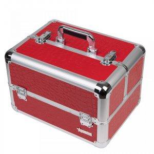 Geanta Manichiura din Aluminiu Fraulein38, Red