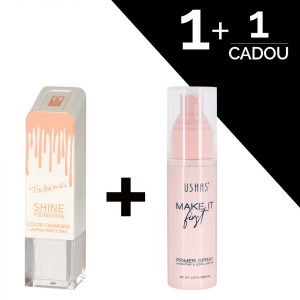 Fond de Ten TLM Color Changing Shine Foundation + CADOU Primer spray Ushas Make it First