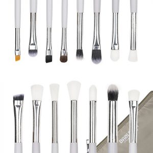 Set 15 pensule machiaj Precise Makeup White + Borseta Cadou