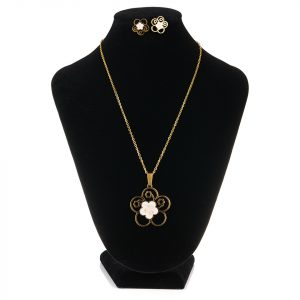 Set Bijuterii Inox Flower Power