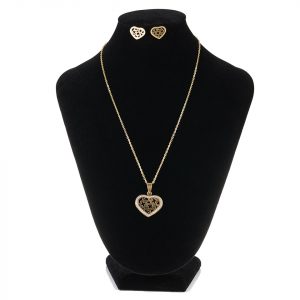 Set Bijuterii Inox Hearts & Flowers