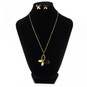 Set Bijuterii Inox Summer Butterflies